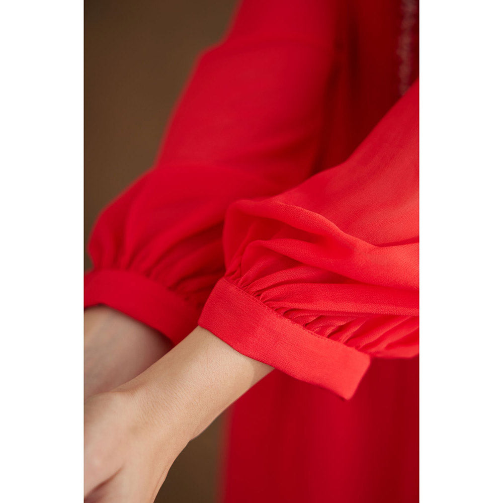 Nikasha Red Maxi Dress