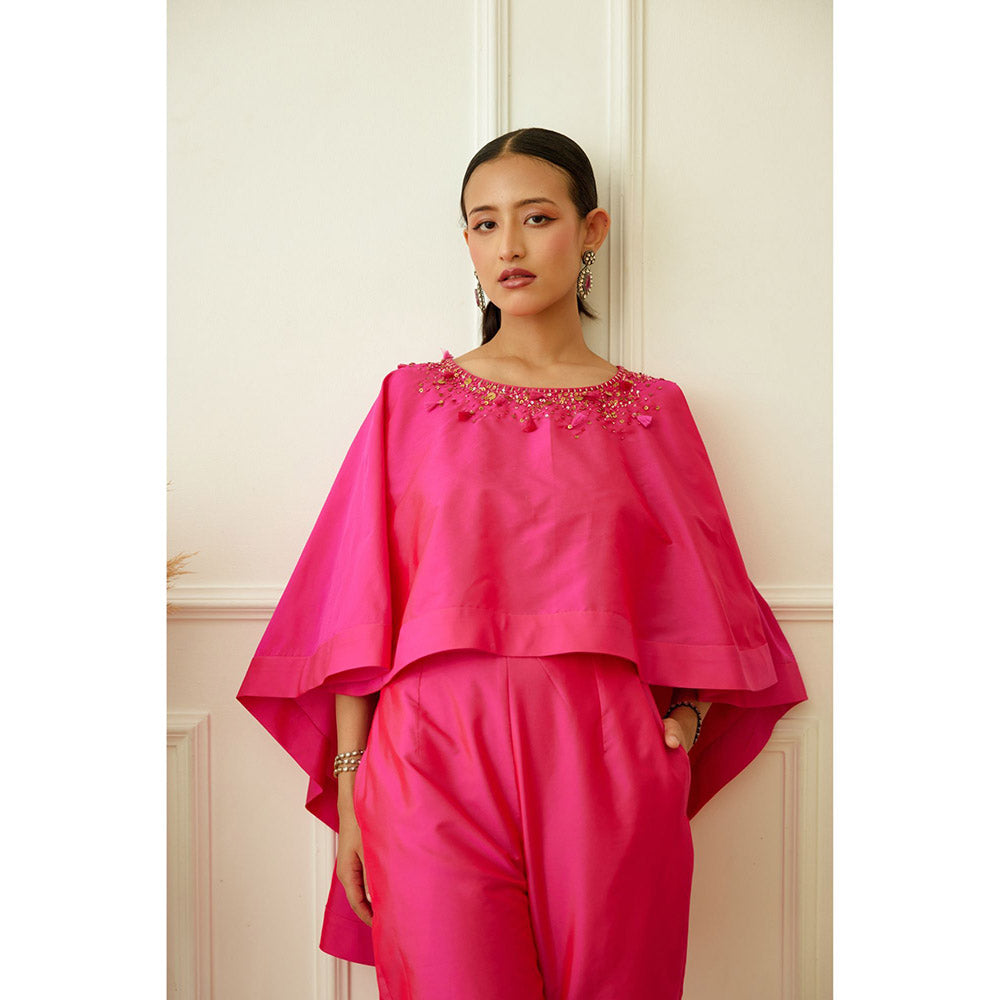 Nikasha Rani Pink Embroidered Co-Ord (Set of 2)