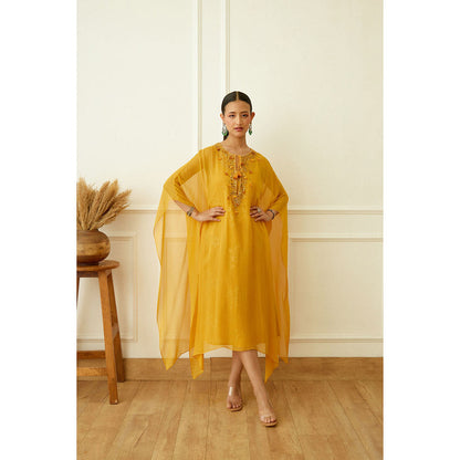 Nikasha Ochre Kaftan (Set of 2)