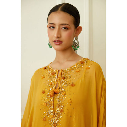 Nikasha Ochre Kaftan (Set of 2)