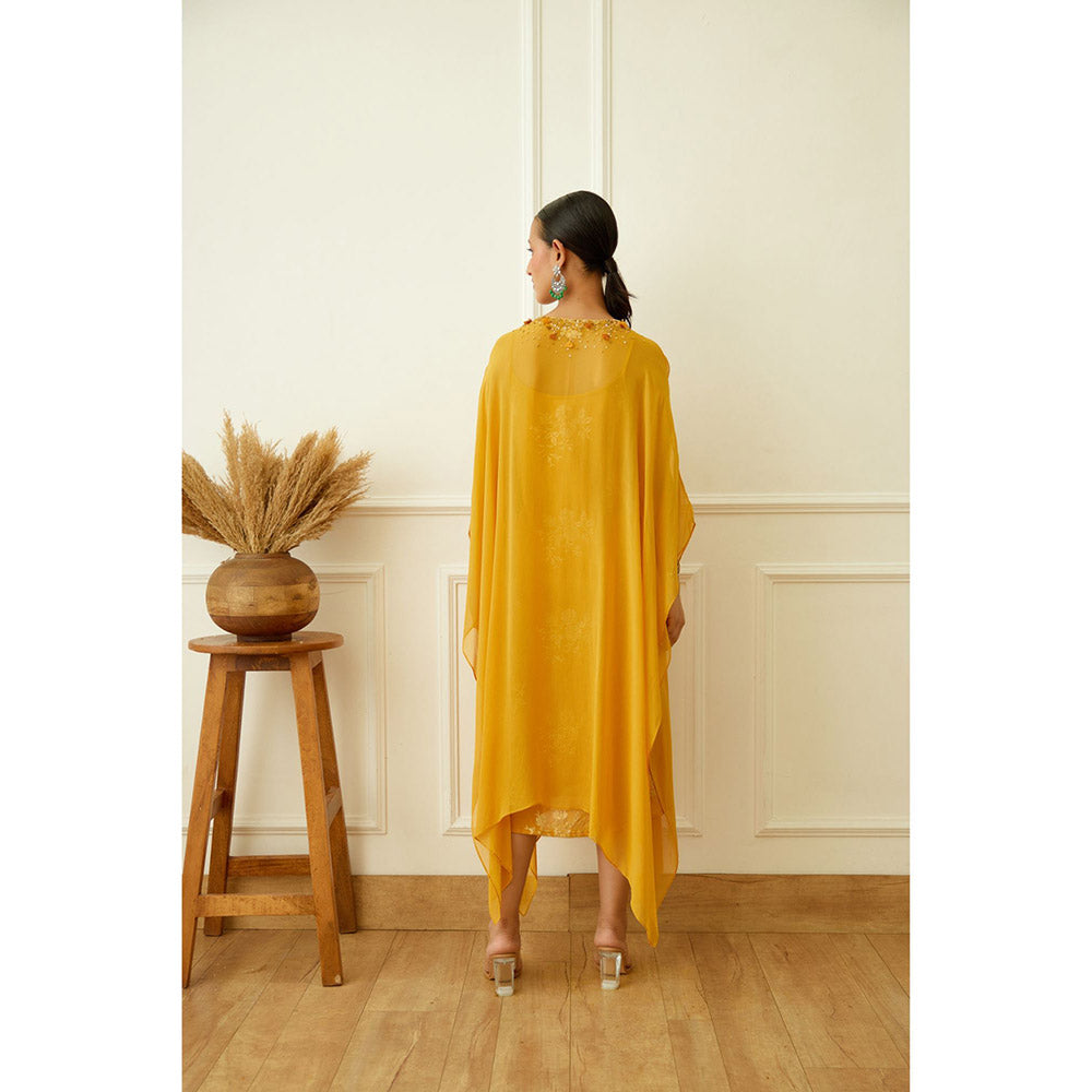 Nikasha Ochre Kaftan (Set of 2)