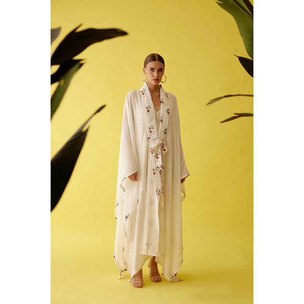 Nikasha Cream Kimono Sleeves Overgarment
