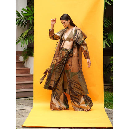 Nikita Mhaisalkar Tropical Brown Cape Trench