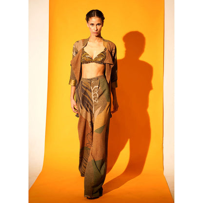 Nikita Mhaisalkar African Baroque Hand Embroidered Bralette