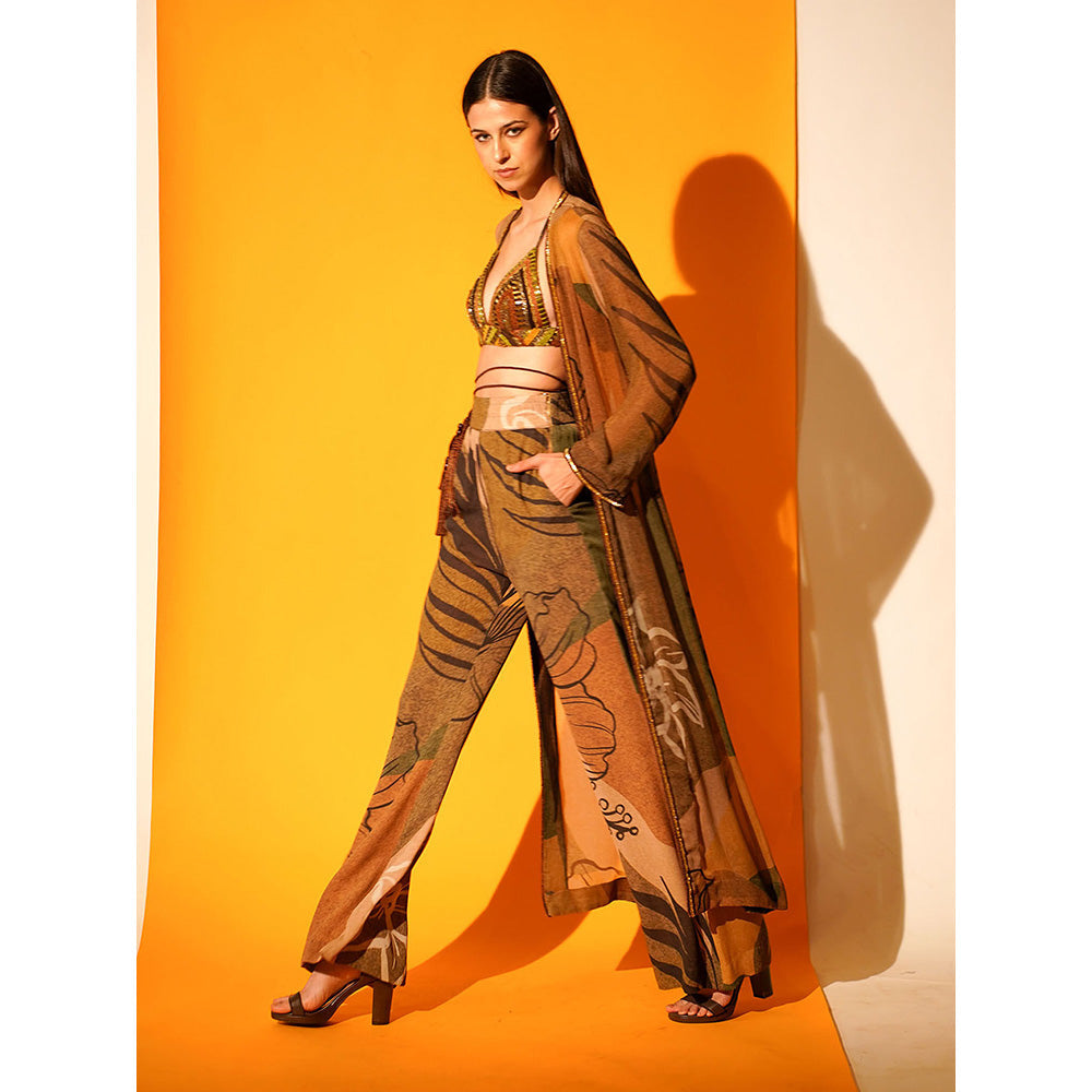 Nikita Mhaisalkar African Baroque Hand Embroidered Bralette