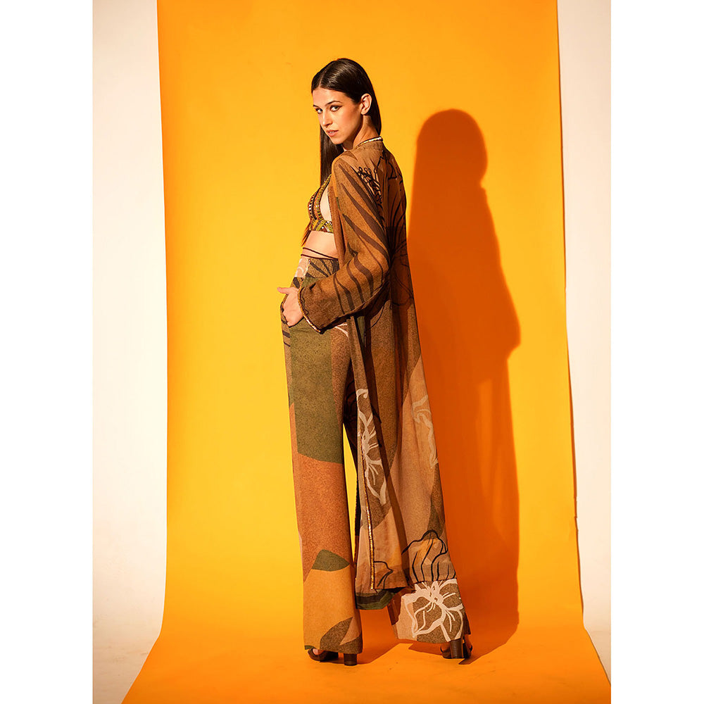 Nikita Mhaisalkar African Baroque Hand Embroidered Bralette