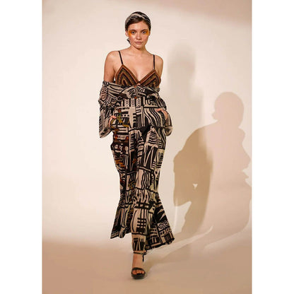 Nikita Mhaisalkar Multicolored Abstract Print Pants
