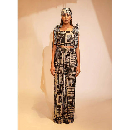 Nikita Mhaisalkar Multicolored Aztec Print Pants