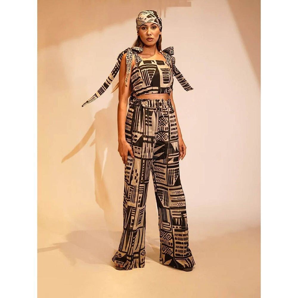 Nikita Mhaisalkar Multicolored Aztec Print Pants