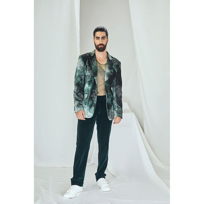 Nirmooha Emerald Velvet Pant