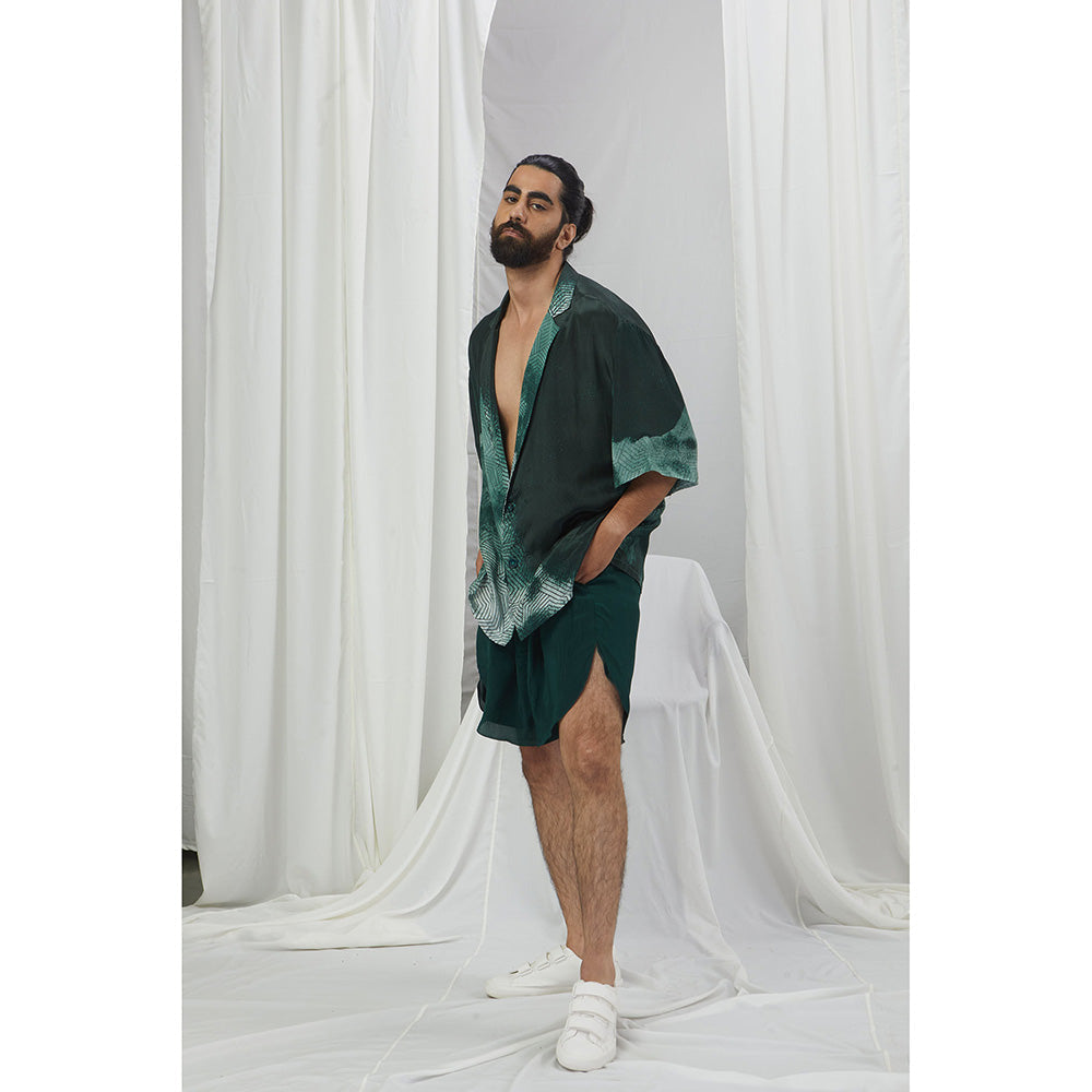 Nirmooha Emerald Shorts with Drawstring
