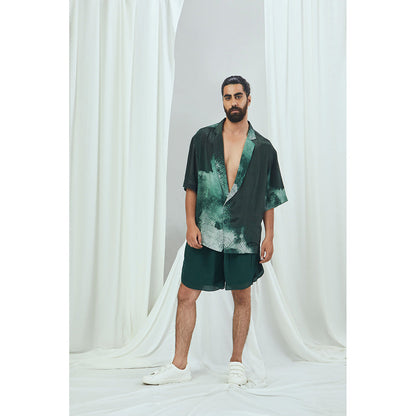 Nirmooha Emerald Shorts with Drawstring