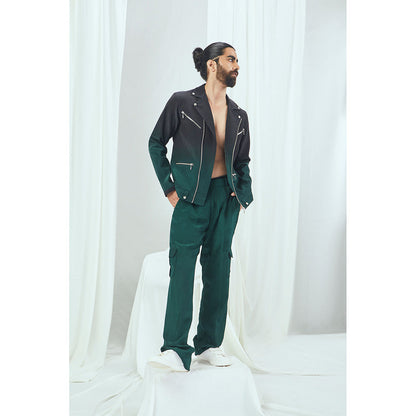 Nirmooha Emerald Baggy Pants with Pocket Detailing