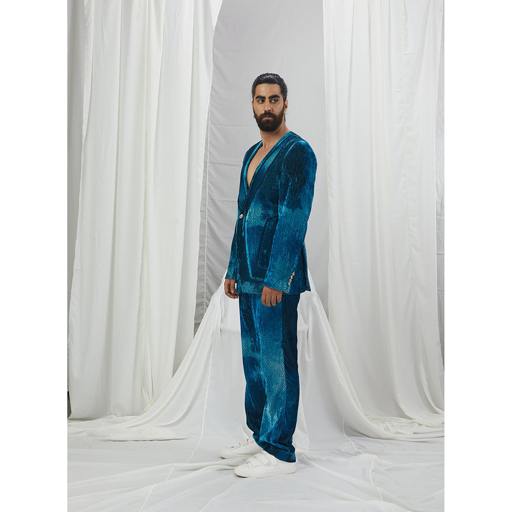 Nirmooha Jade Blue Micro Pant