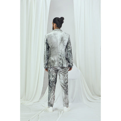 Nirmooha Forest Printed Velvet Pant