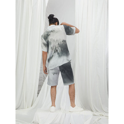 Nirmooha Printed Crepe Shorts