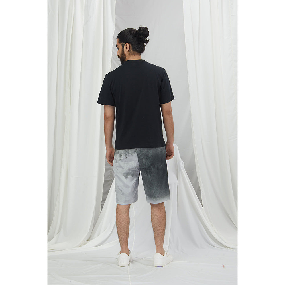 Nirmooha Carbon Embroidered T-Shirt