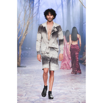 Nirmooha Printed Crepe Jacket