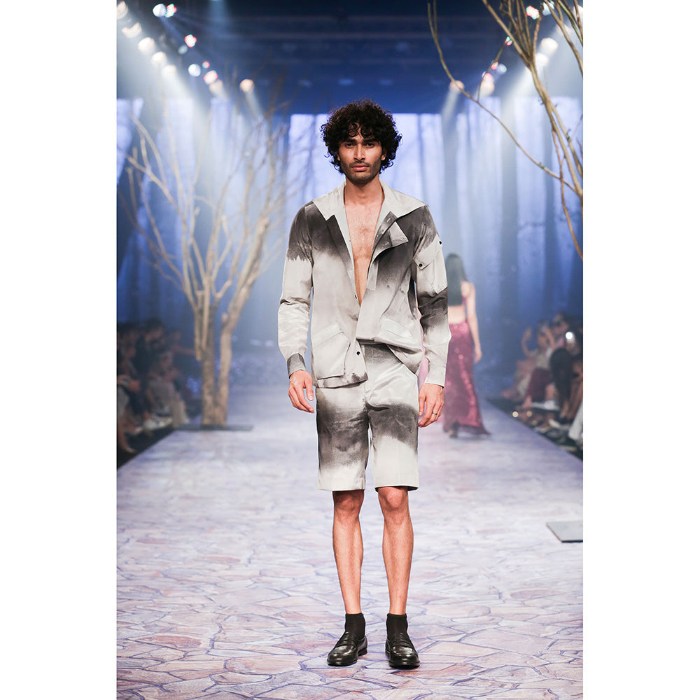 Nirmooha Printed Crepe Jacket