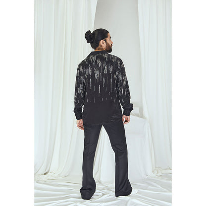 Nirmooha Carbon Shirt with Embellished