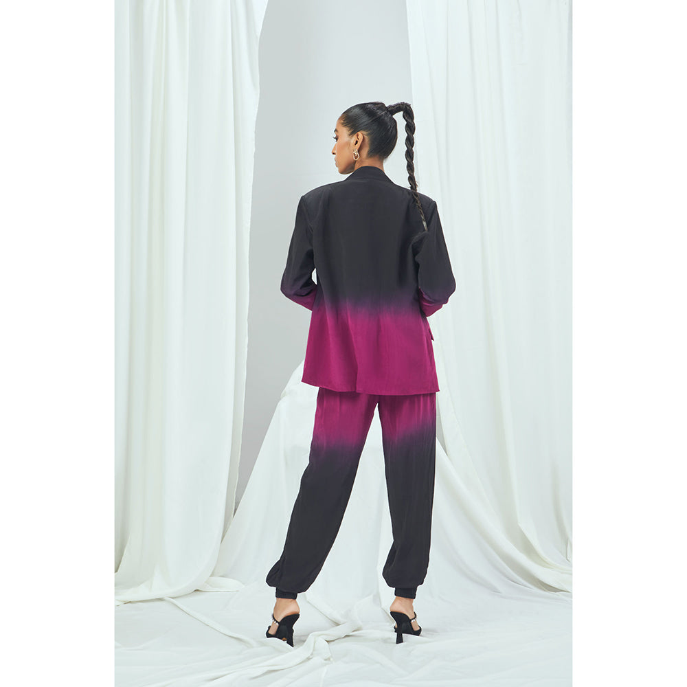 Nirmooha Ruby Ombre Blazer Pink