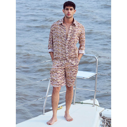 Nirmooha Multi Color Printed Shirt