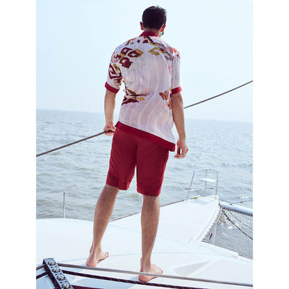 Nirmooha Patola Printed Shirt with short sleeves