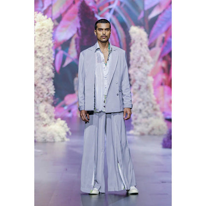 Nirmooha Glass Grey Blazer