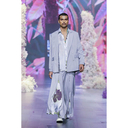 Nirmooha Glass Grey Blazer