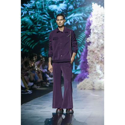 Nirmooha Purple Latchka Bootcut Pant