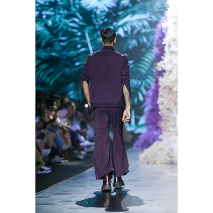 Nirmooha Purple Latchka Bootcut Pant