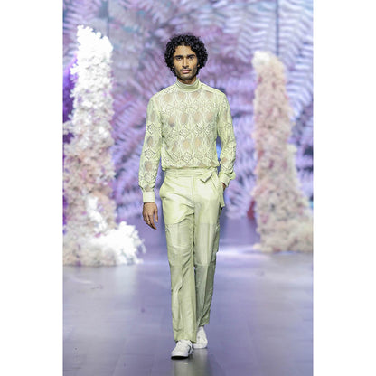 Nirmooha Ivory Straight Pant