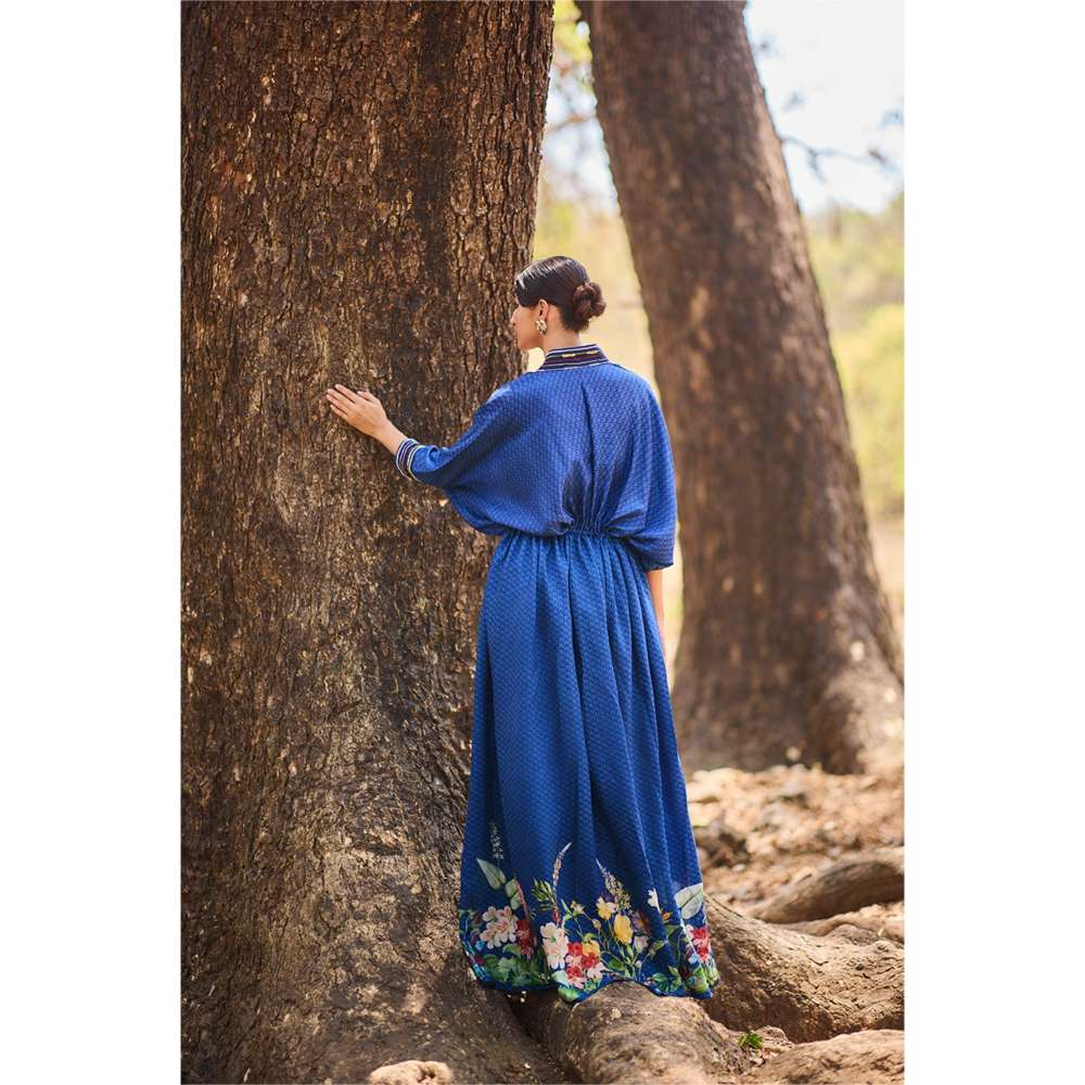 Nirmooha Botanic Mirage Floral Print Kaftan