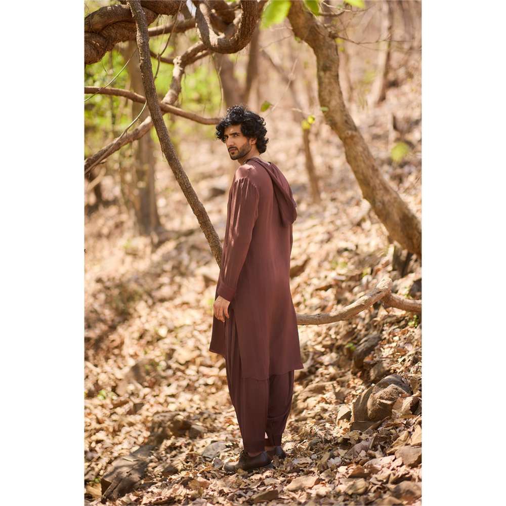 Nirmooha Desert Sage Kurta and Dhoti (Set of 2)