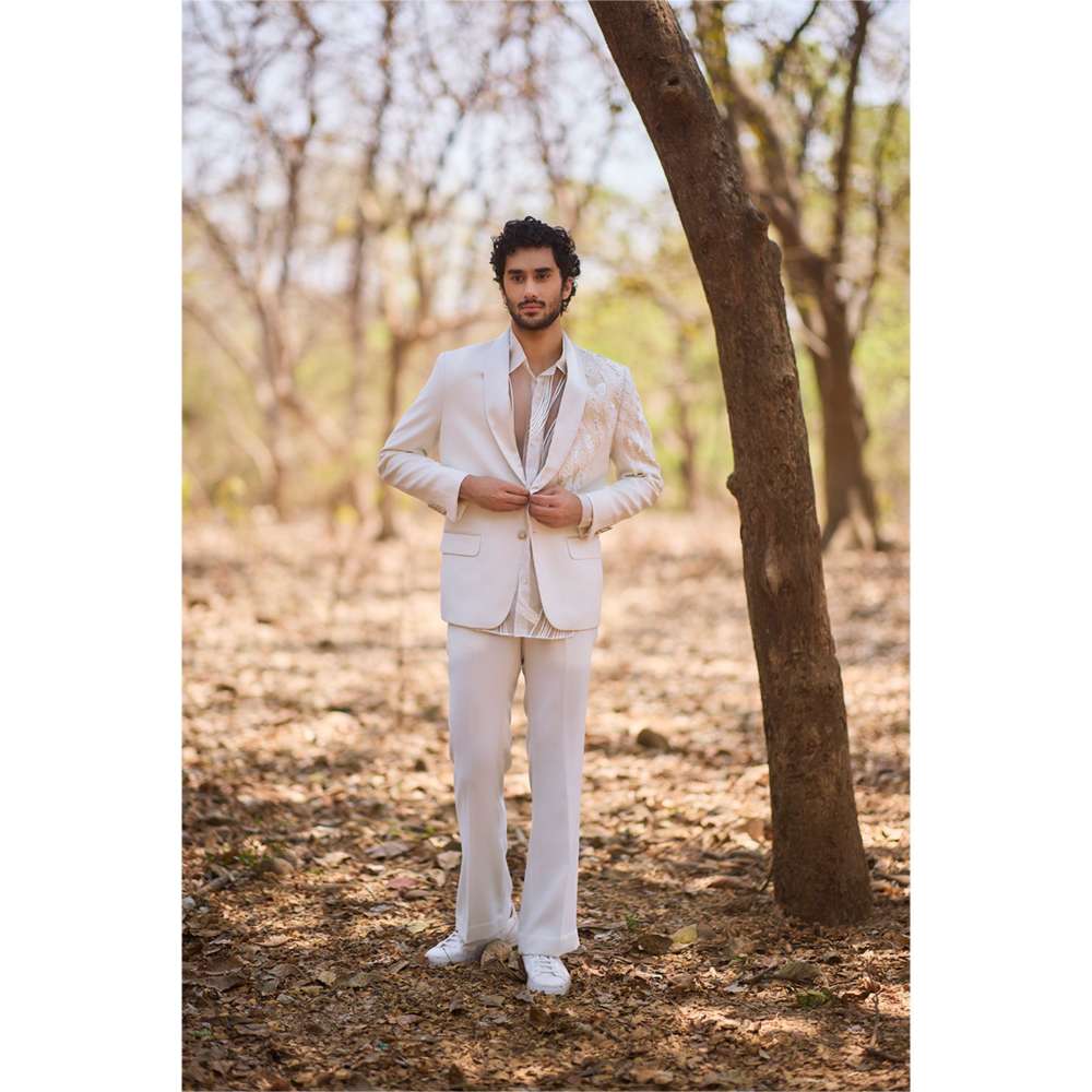 Nirmooha Ivory Command Blazer