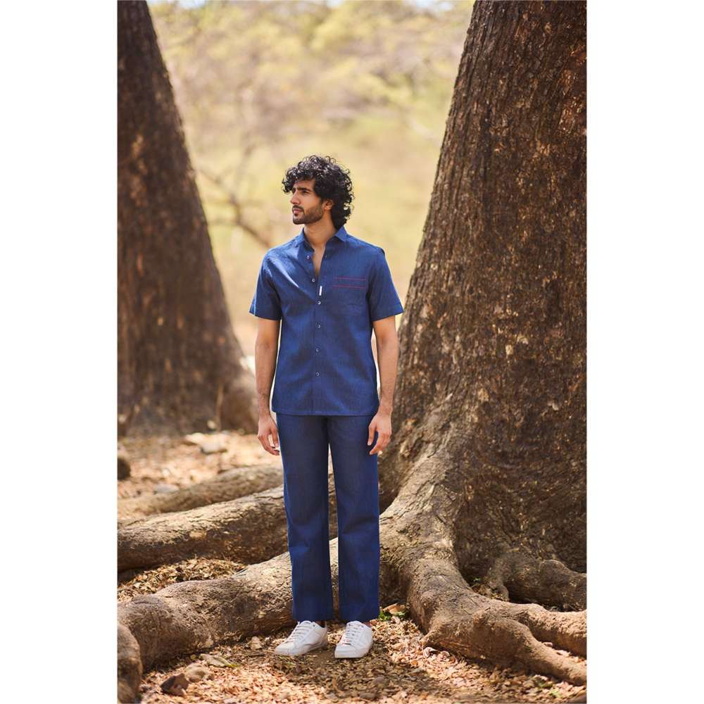 Nirmooha Blue Denim Mirage Shirt