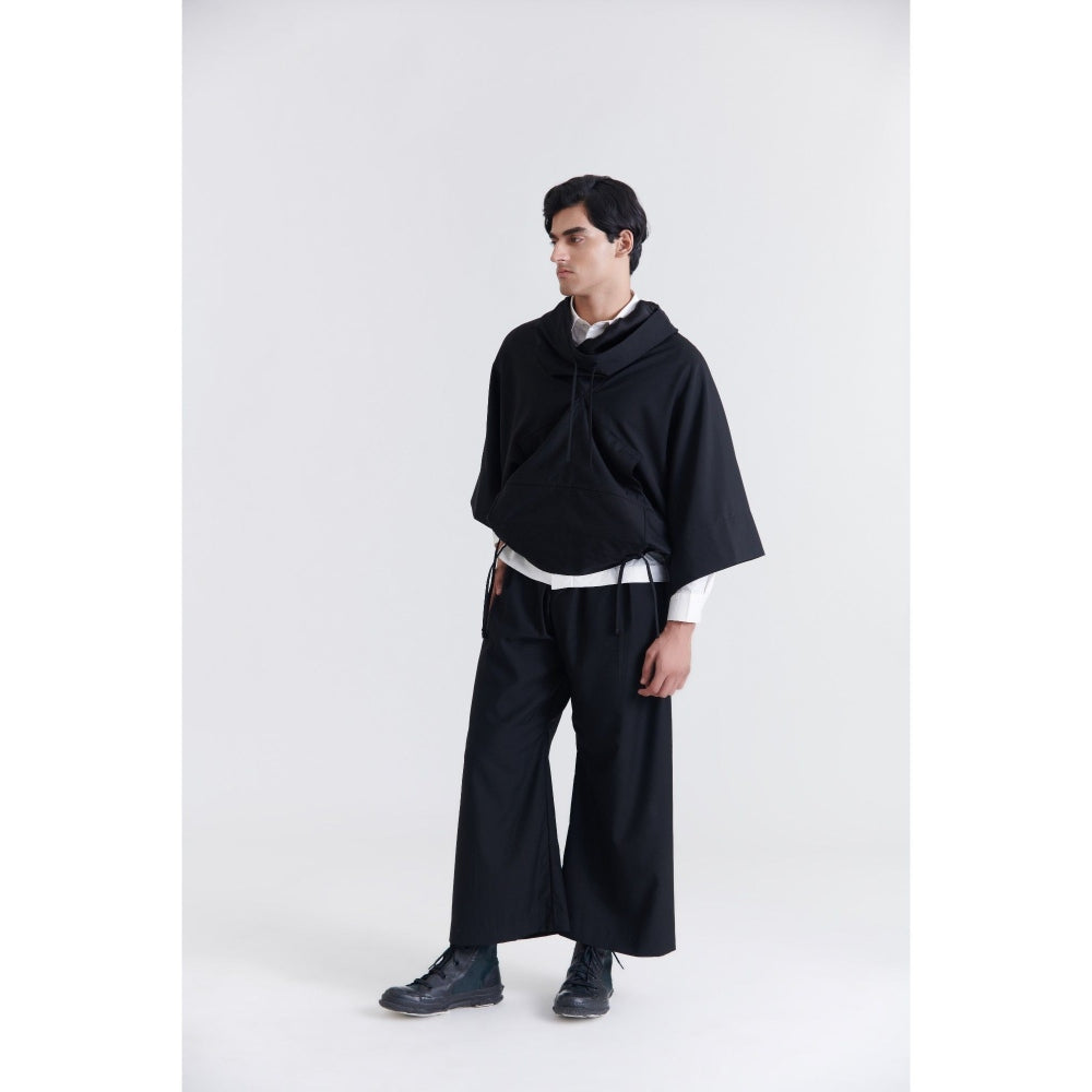 No Grey Area Black Anorak Hoodie