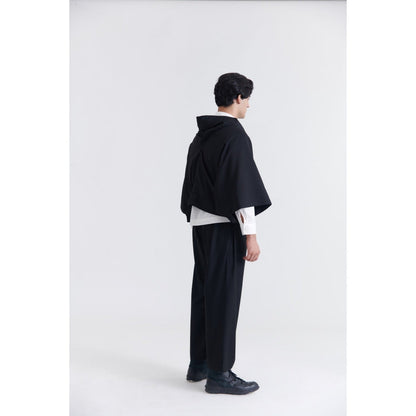 No Grey Area Black Anorak Hoodie