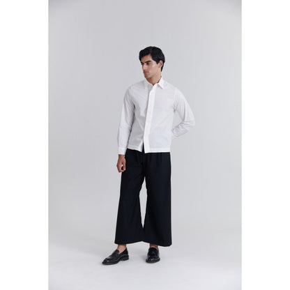 No Grey Area Lily Bloom Boxy Fit White Shirt