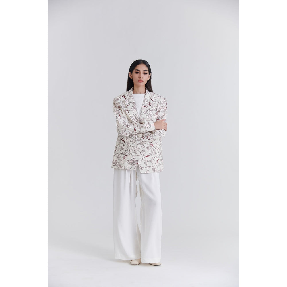 No Grey Area Kolam Suiting Blazer