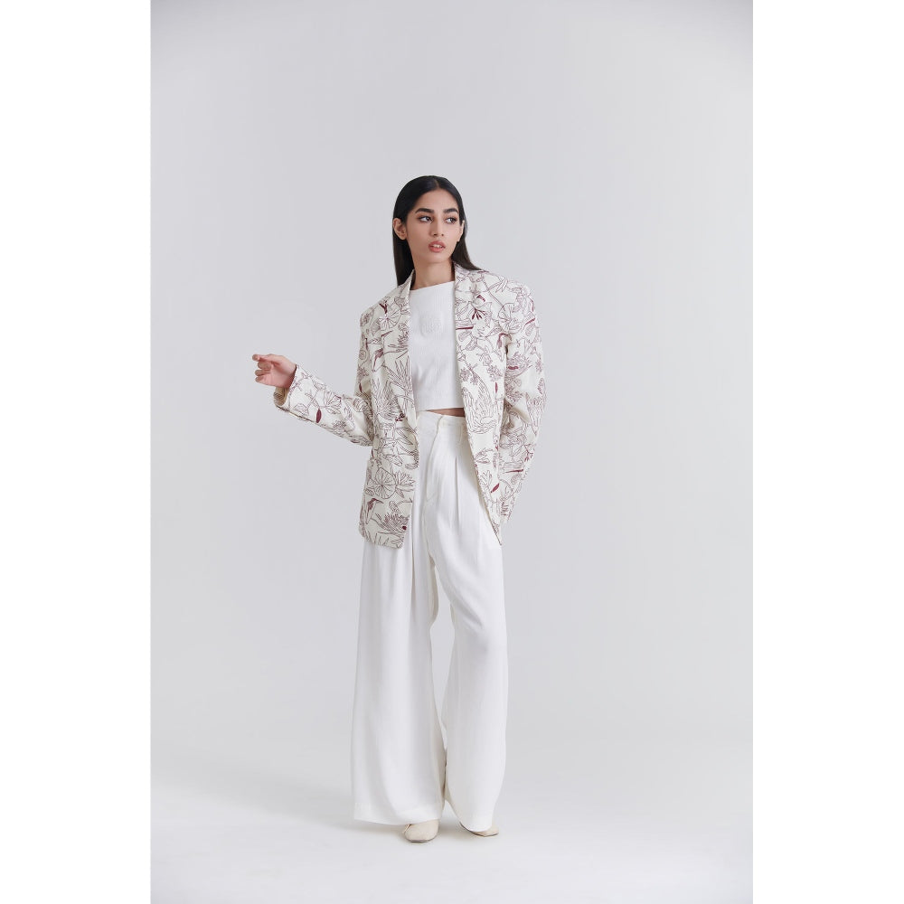 No Grey Area Kolam Suiting Blazer