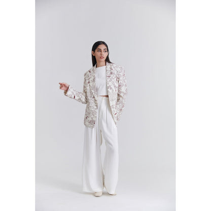 No Grey Area Kolam Suiting Blazer