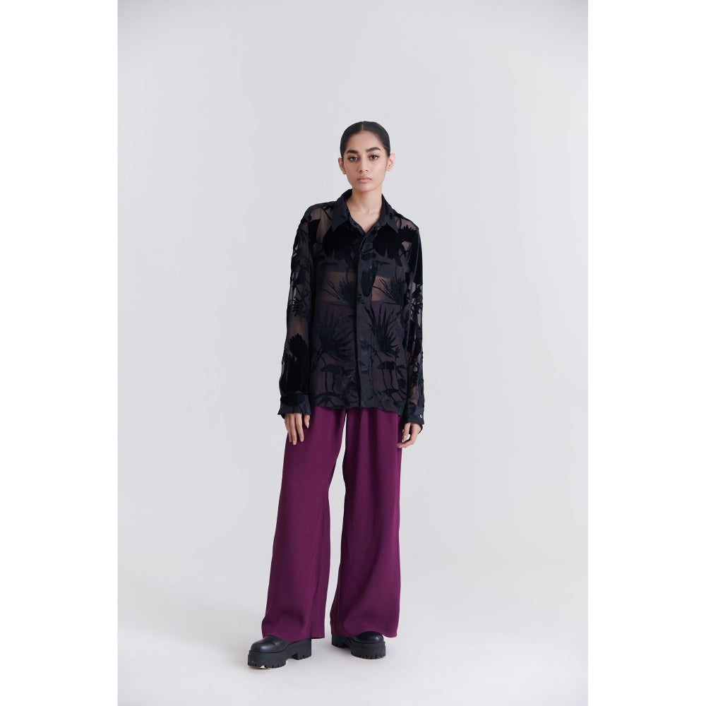 No Grey Area Shadow Maalai Boxy Fit Shirt