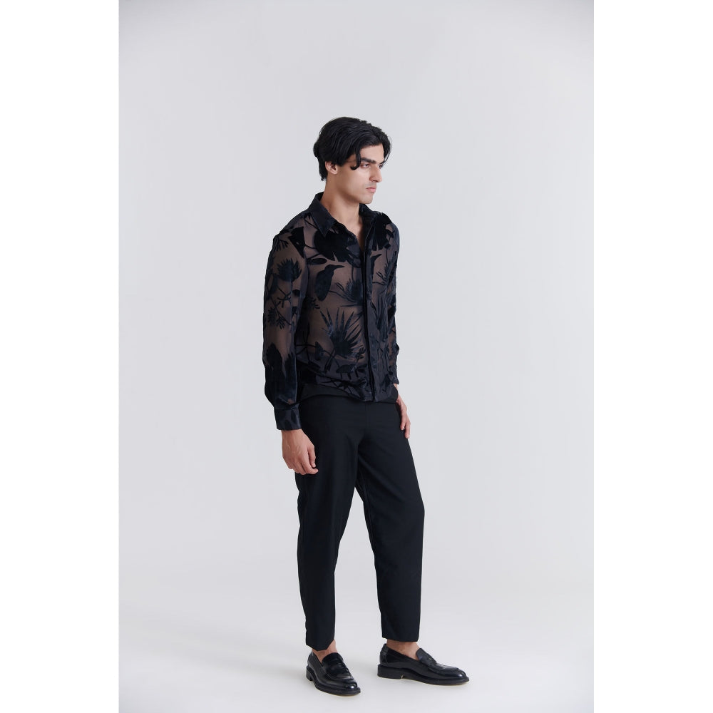 No Grey Area Shadow Maalai Boxy Fit Shirt