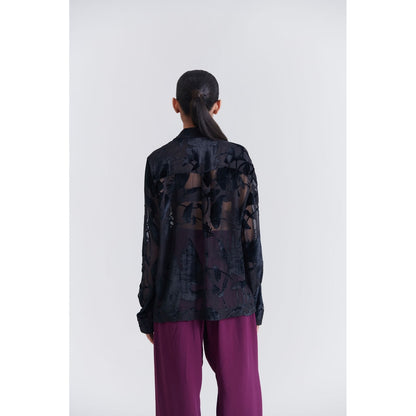 No Grey Area Shadow Maalai Boxy Fit Shirt