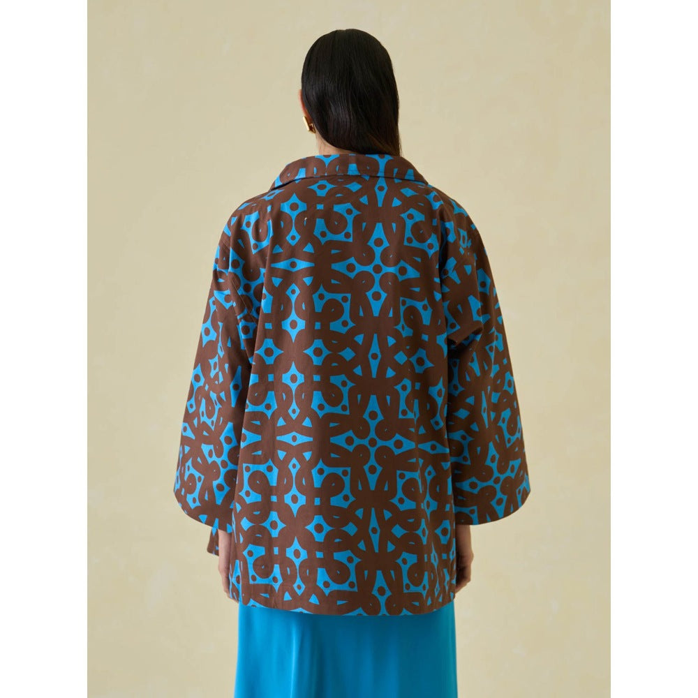 No Grey Area Asymmetric Chore Overcoat