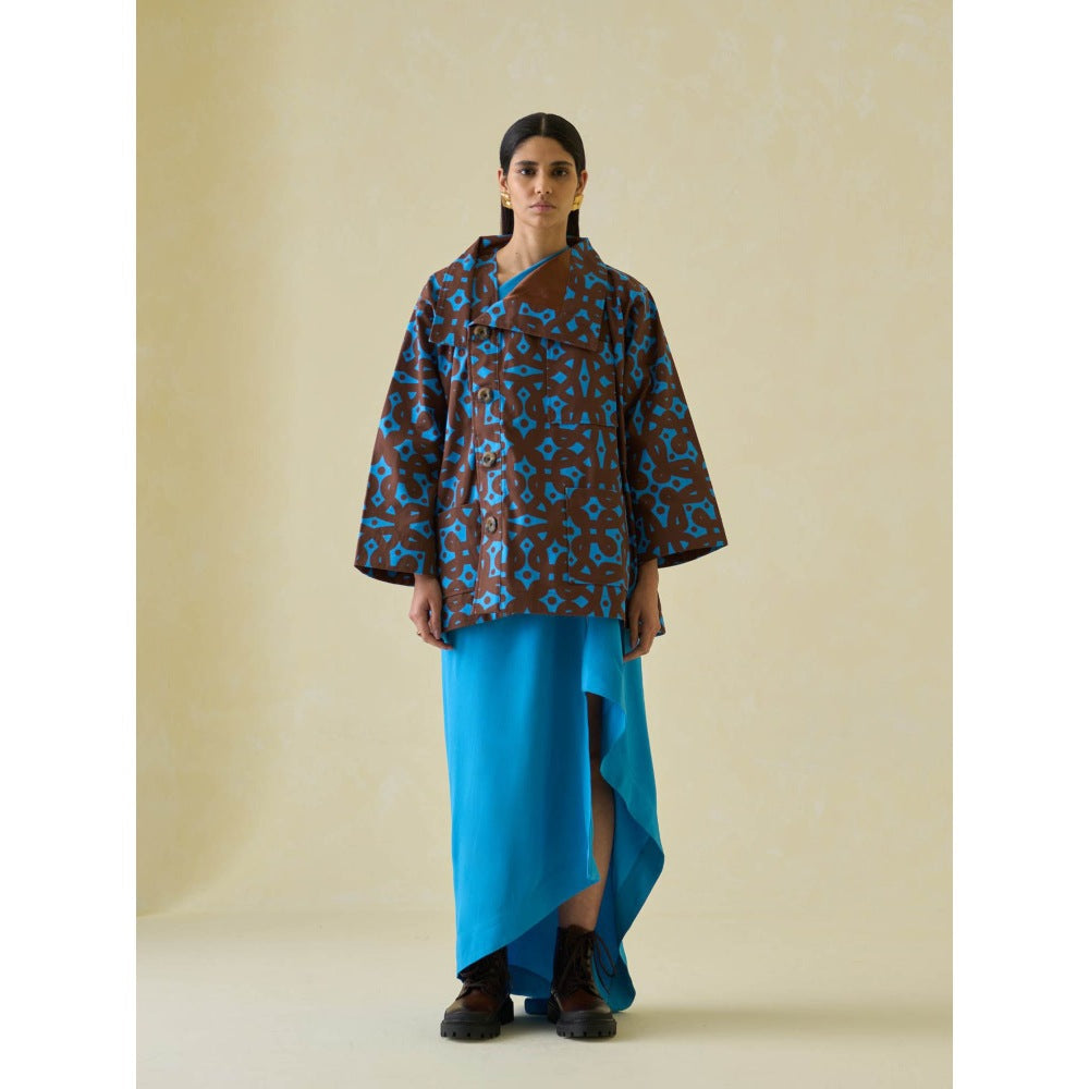 No Grey Area Asymmetric Chore Overcoat