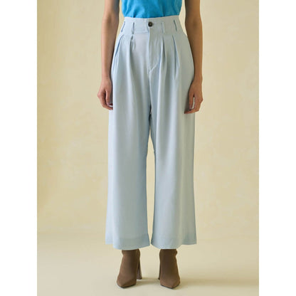 No Grey Area Grey Crepe Bollywood Trouser