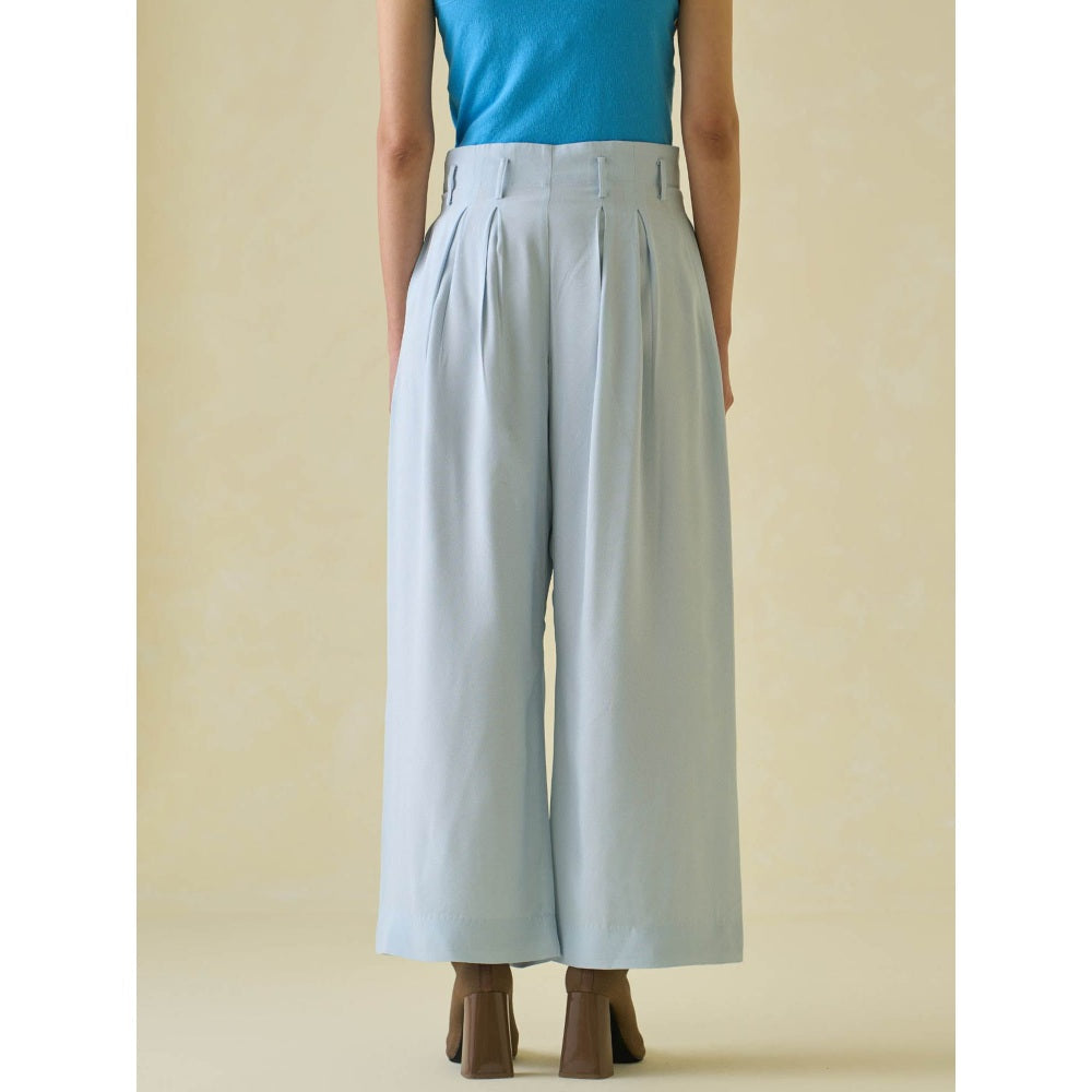 No Grey Area Grey Crepe Bollywood Trouser