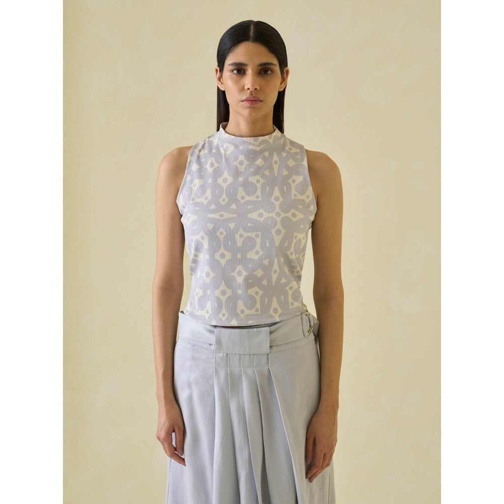 No Grey Area Grey Kolam Tank Top